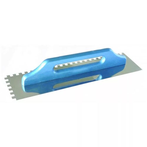 Bautool Rozsdamentes svájci glettelő fogazott 130x480/10x10 mm (inox)