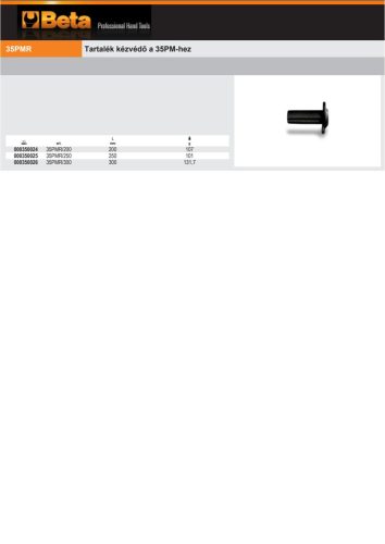 Beta 35PMR 250 Tartalék kézvédő a 35PM-hez 250mm