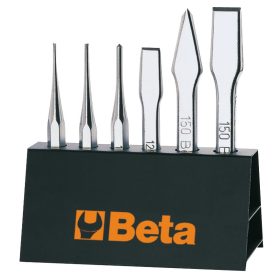   Beta 38/SP6 6 részes kiütő,pontozó , laposvágó és keresztvágó szerszám szerszám készlet tartóval (38/SPV)