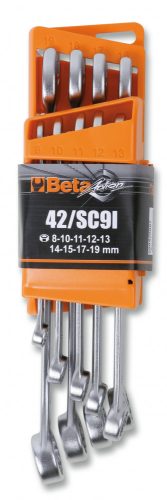 Beta 42NEW/SC9I 9 darabos csillag-villáskulcs készlet kompakt tartóval