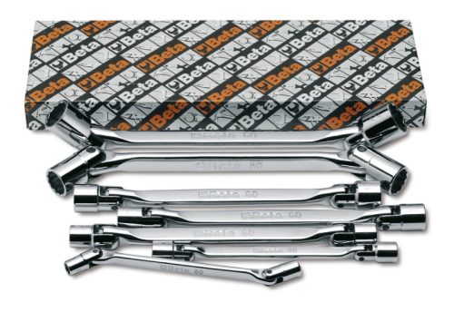 Beta 80/S8 8 részes kettős csuklós dugókulcs szerszám készlet (80)