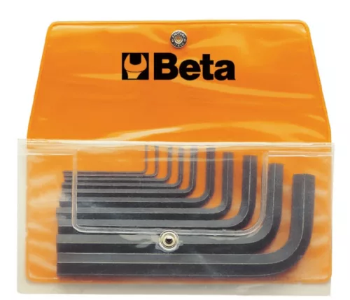 Beta 96N/B10 10 részes hajlított imbuszkulcs szerszám készlet (96N) tasakban