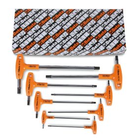   Beta 96T/AS8 8 darabos hatlapfejű hajlított külső kulcs markolattal (96T/AS)