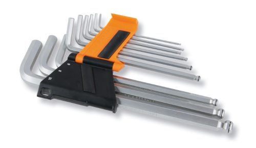 Beta 96BP-HO/SC9 9 darabos gömbfejű hajlított imbuszkulcs készlet, csavar megtartó véggel