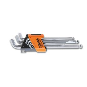   Beta 96BPA/SC9 9 darabos 110°-ban hajlított hatlapú gömbfejű imbuszkulcskészlet, extra rövid