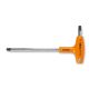 Beta 97TTx T-szárú Torx®-imbuszkulcs, műanyag markolattal, krómozott, fekete hegyek T8