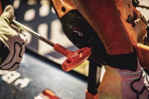 Beta 97TTx/S6 T-szárú Torx®-imbuszkulcs készlet,  műanyag markolattal, krómozott,  fekete hegyek