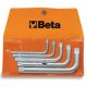 Beta 98xZN/B5 5 részes xZN® profilú imbuszkulcs szerszám készlet műanyag dobozban