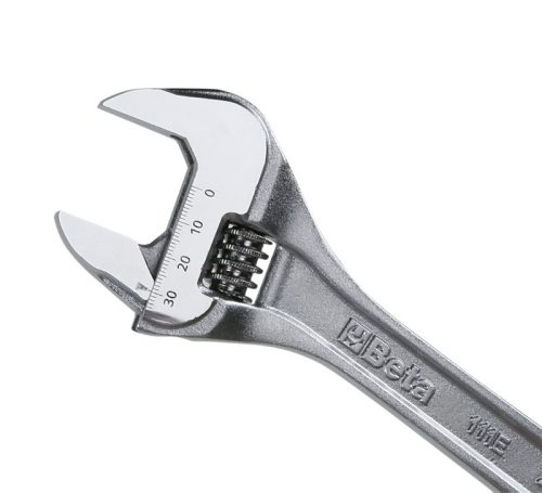 Beta 111E 380 Állítható villáskulcs skálával, krómozott 380mm