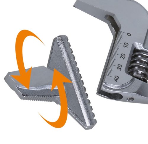 Beta 111ER 200 Állítható villáskulcs megfordítható pofával, skálával, krómozott 200mm