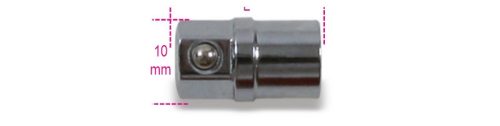 Beta 123E1/4 Adapter 10 mm-es racsniskulcshoz 1/4"-os bitbefogáshoz