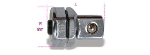 Beta 123Q1/2 Adapter 19 mm-es racsniskulcshoz 1/2"-os dugókulcsokhoz