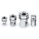 Beta 123/K4 Adapterkészlet racsnis kulcshoz , 4 darabos: : 1/4"-os bitbefogáshoz, és 1/4, 3/8", 1/2"-os dugókulcsokhoz