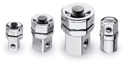 Beta 123/K4 Adapterkészlet racsnis kulcshoz , 4 darabos: : 1/4"-os bitbefogáshoz, és 1/4, 3/8", 1/2"-os dugókulcsokhoz