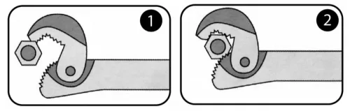 Beta 186 8-32 Önzáró kulcs automatikus visszaállítással 8 és 32 mm közötti hatszögű csavarokhoz
