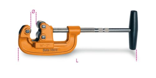 Beta 330/2 Csővágó, acél gázcsövekhez 2"