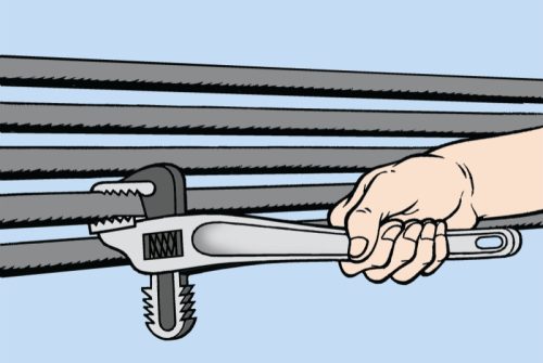 Beta 365 350 Amerikai csőfogó, eltolt tengelyű modell 350mm