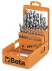 Beta 412/SP25 25 részes rövid csigafúró szerszám készlet 1-13mm 0,5mm emelkedéssel (412) műanyag tokban