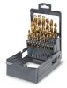 Beta 414/SP25 25 részes rövid csigafúró szerszám készlet 1-13mm 0,5mm emelkedéssel (414) műanyag tokban