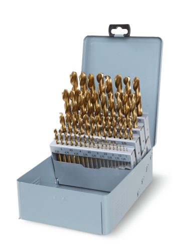 Beta 414/SP49 49 részes rövid csigafúró szerszám készlet 1-13mm 0,25mm emelkedéssel (414) fémkazettában