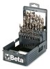 Beta 415/SP25 25 részes rövid csigafúró szerszám készlet 1-13mm 0,5mm emelkedéssel (415) műanyag tokban