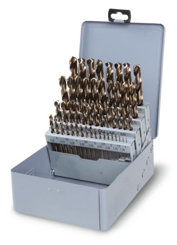 Beta 415/SP49 49 részes rövid csigafúró szerszám készlet 1-13mm 0,25mm emelkedéssel (415) fémkazettában