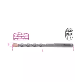   Beta 419 SDS-PLUS fúrószár, lágyacélból készült szár, keményfém vágóéllel 4x110mm