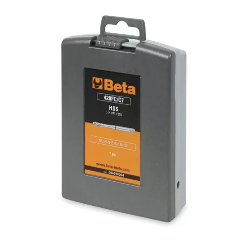 Beta 428FC/C7 7 részes 428FC gépi menetfúró készlet, HSS