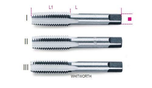 Beta 430ASW ¾ Kézi menetfúró, Whitworth menet, króm-acélból DIN 352 BSW3/4x10