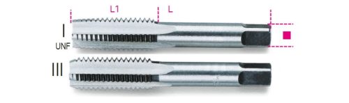 Beta 433ASF 5/8 Kézi menetfúró, UNF menet, krómacélból UNF5/8x18