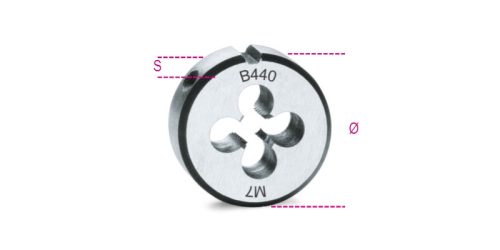 Beta 440 12 Menetmetsző, metrikus normál menet, krómacélból M12x1,75