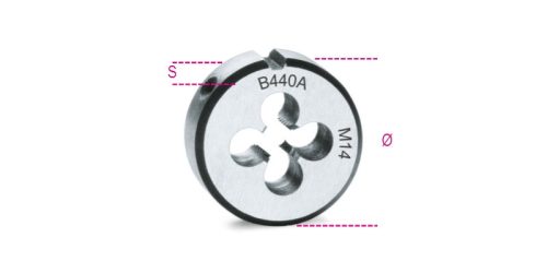 Beta 440A 16X2 Menetmetsző, metrikus normál menet, krómacélból M16x2