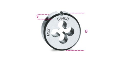 Beta 440B 18X2,5 Menetmetsző, metrikus normál menet, krómacélból M18x2,5