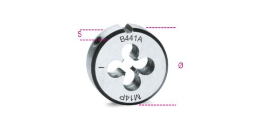 Beta 441A 14X125 Menetmetsző, metrikus finom menet, krómacélból M14x1,25