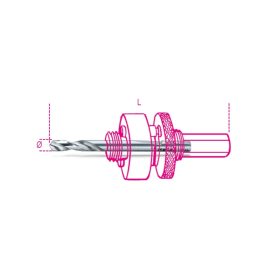   Beta 450PA/2 Központfúró a 450AL/2 típusú felvevőszárhoz, HSS 6,35x80mm