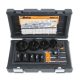 Beta 450/C13 Bimetall-koronafúrókészlet gáz és vízvezetékszerelőknek  Ø 19 - 22 - 29 - 35 - 38 - 44 - 51 - 57 - 64 mm műanyag dobozban