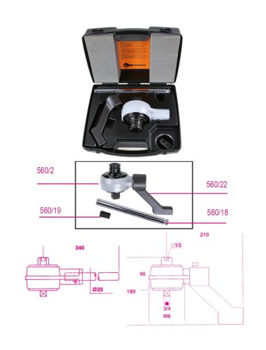 Beta 560/2Alkatrész a Beta 560 nyomatéksokszorozóhoz ábra szerint