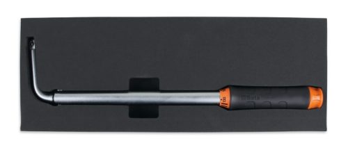 Beta 610L/5 Kioldó nyomatékkulcs L-formájú karral jobb oldali meghúzáshoz, 5 beállított értékkel, meghúzási pontosság: ± 4% 1/2" 90-130Nm