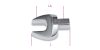 Beta 643 14X18 Villáskulcs nyomatékkulcshoz szögletes csatlakozóval 18mm