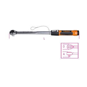   Beta 666ZR-HS/5 Kioldó nyomatékkulcs jobb oldali meghúzáshoz pontosság: ± 3%, 3/8" 10-50Nm H-SAFE