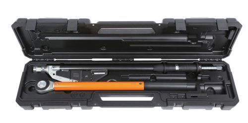 Beta 677/C600 Önkioldó nyomatékkulcs egyszerű racsnival jobb oldali és bal oldali meghúzásokhoz pontosság ± 4% fémdobozban 3/4" 120-600Nm