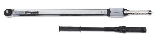 Beta 678/C100 Kioldó nyomatékkulcs egyszerű racsnival jobb oldali és bal oldali meghúzásokhoz meghúzási pontosság ± 4% fémdobozban 3/4" 300-1000Nm