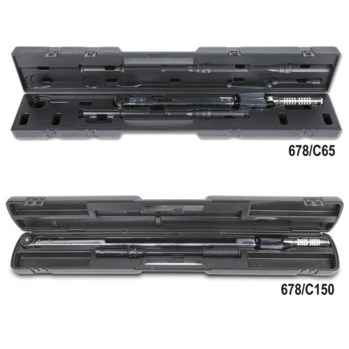 Beta 678/C100 Kioldó nyomatékkulcs egyszerű racsnival jobb oldali és bal oldali meghúzásokhoz meghúzási pontosság ± 4% fémdobozban 3/4" 300-1000Nm