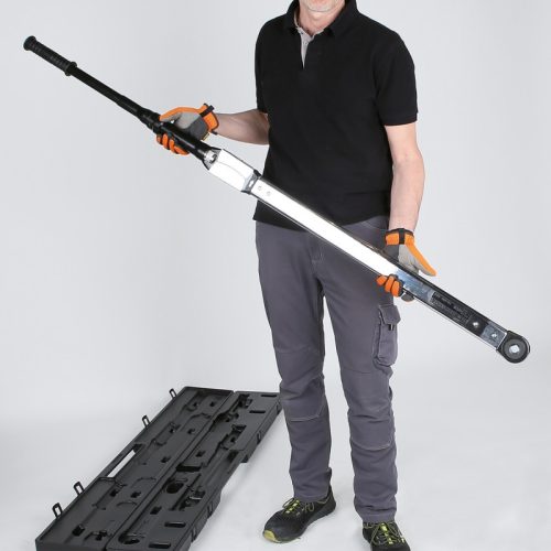 Beta 678/C100 Kioldó nyomatékkulcs egyszerű racsnival jobb oldali és bal oldali meghúzásokhoz meghúzási pontosság ± 4% fémdobozban 3/4" 300-1000Nm