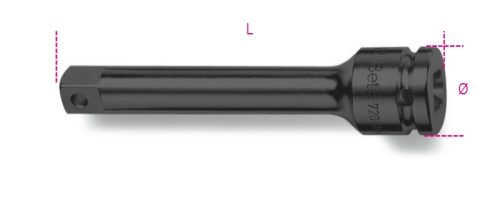 Beta 710/21 3/8”-os Gépi toldó, foszfátozott 125mm