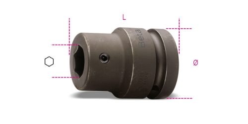 Beta 727PI/22 1"-os gépi betéttartó 22mm-es a Beta 727/ES22 és 727/ES22TX bitekhez