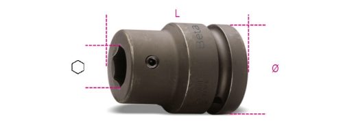 Beta 727PI/32 1.1/2"-os gépi betéttartó 32mm-es a Beta 727/ES32 bitekhez