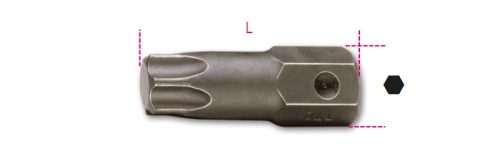 Beta 727/ES16TX T60 Torx® csavarhúzóbetét külső méret 16 mm T60