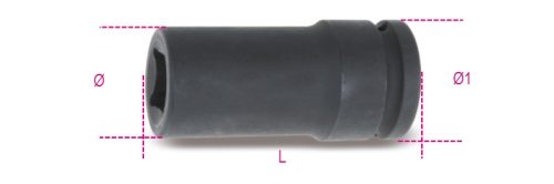 Beta 728LQ 19 Hosszú gépi Dugókulcs  19mm