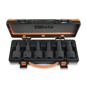   Beta 728ME/C6 6 részes 3/4"-os  gépi dugókulcs imbuszfejű csavarokhoz fémdobozban merev hőformált tálcában